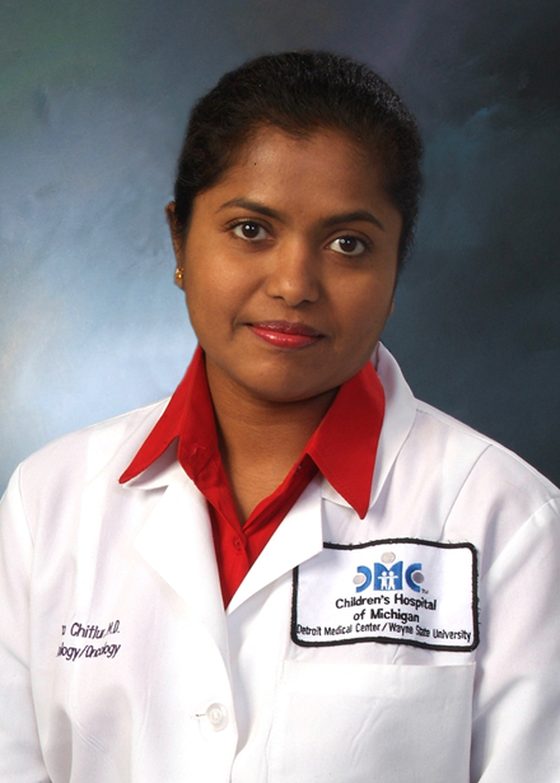 Dr. Meera Chitlur, director of the Jeanne M. Lusher Center for Hemostasis and Thrombosis